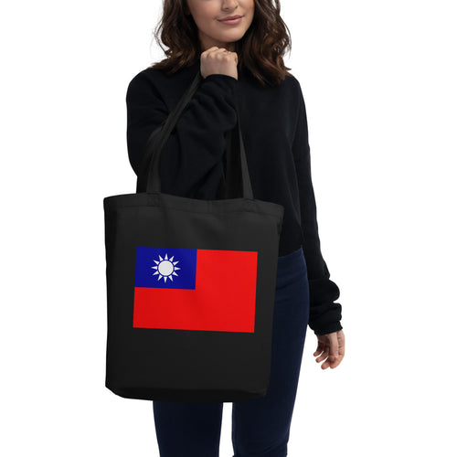 National Flag Tote Bags - Collection 4 Taiwan / One size / Black