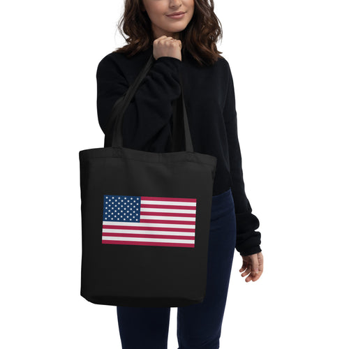 National Flag Tote Bags - Collection 4 United States / One size / Black