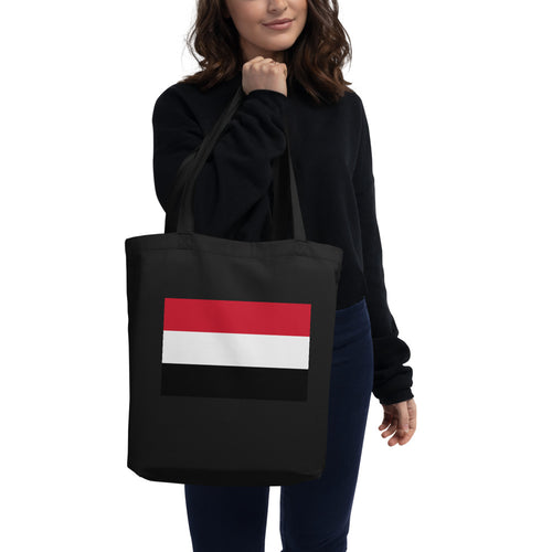 National Flag Tote Bags - Collection 4 Yemen / One size / Black