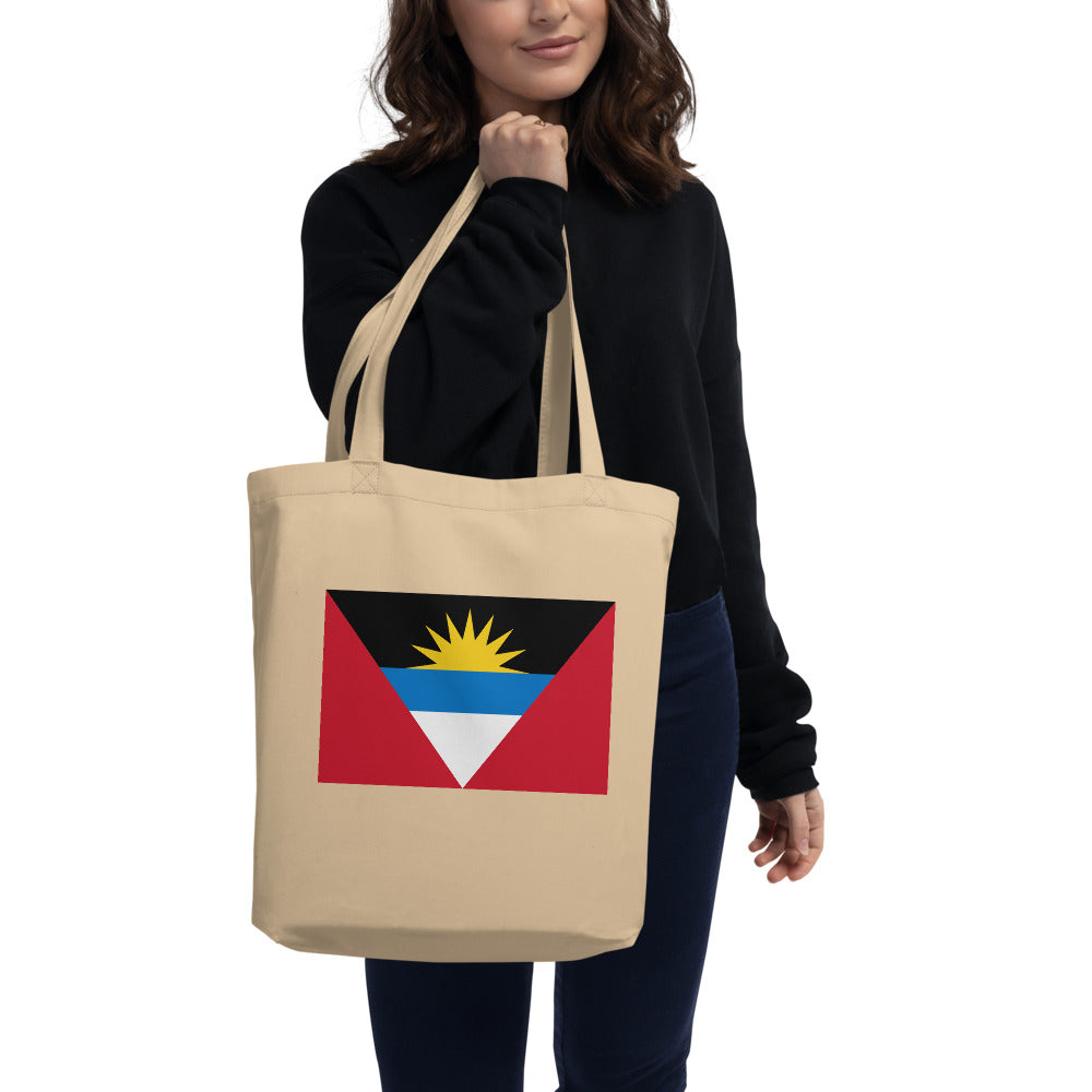 National Flag Tote Bags - Collection 1 Antigua & Barbuda tote-oyster