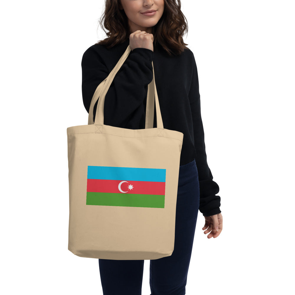 National Flag Tote Bags - Collection 1 Azerbaijan tote-oyster