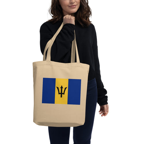 National Flag Tote Bags - Collection 1 Barbados / One size / Oyster