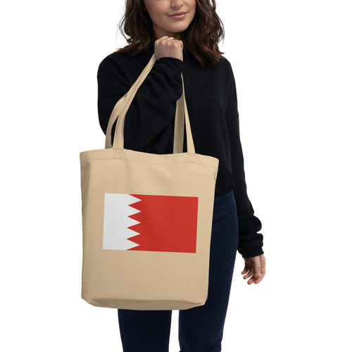 National Flag Tote Bags - Collection 1 Bahrain / One size / Oyster