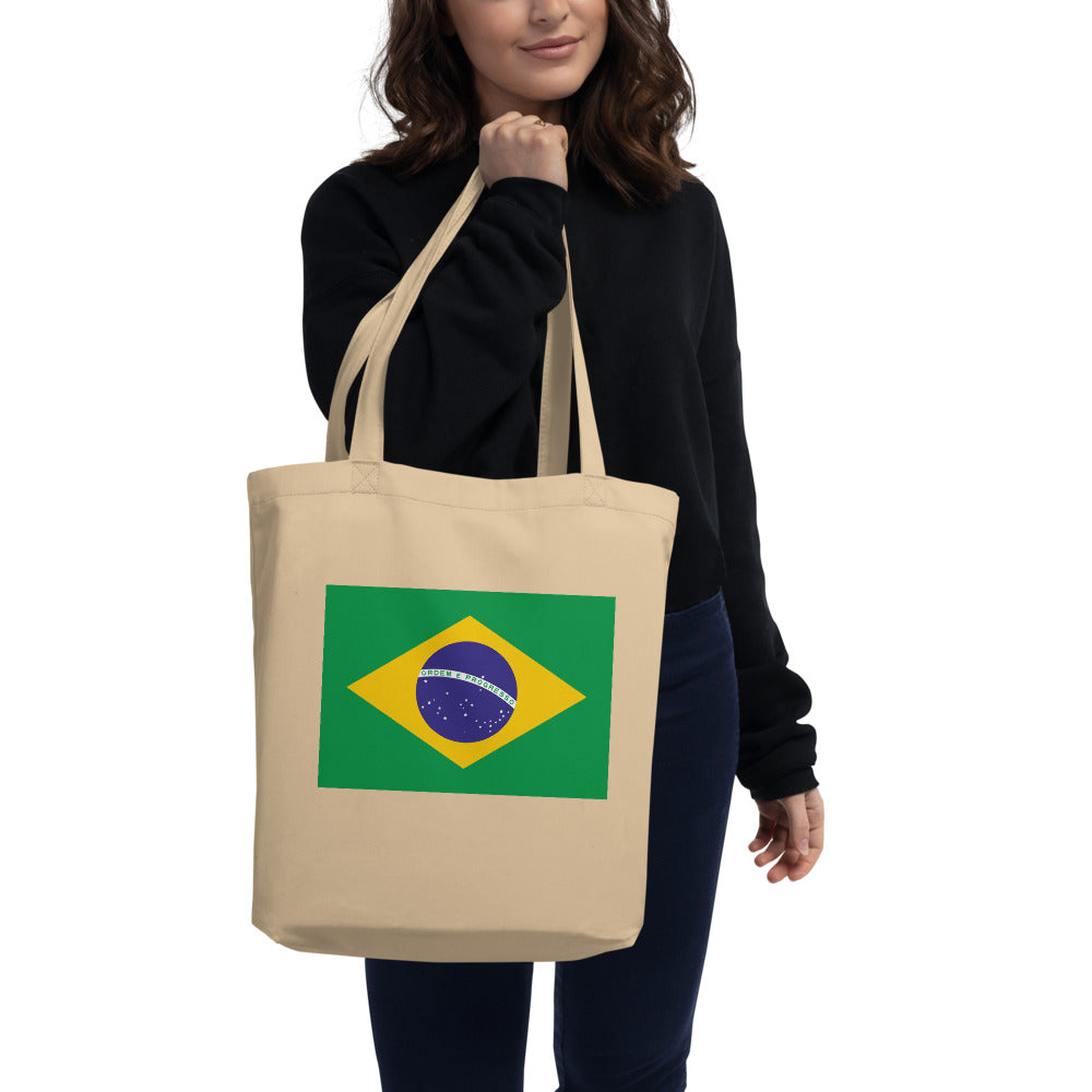 National Flag Tote Bags - Collection 1 Brazil tote-oyster