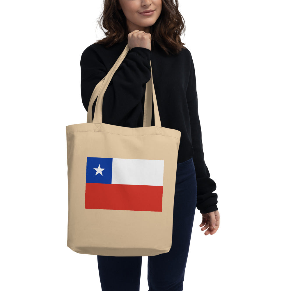 National Flag Tote Bags - Collection 1 Chile tote-oyster