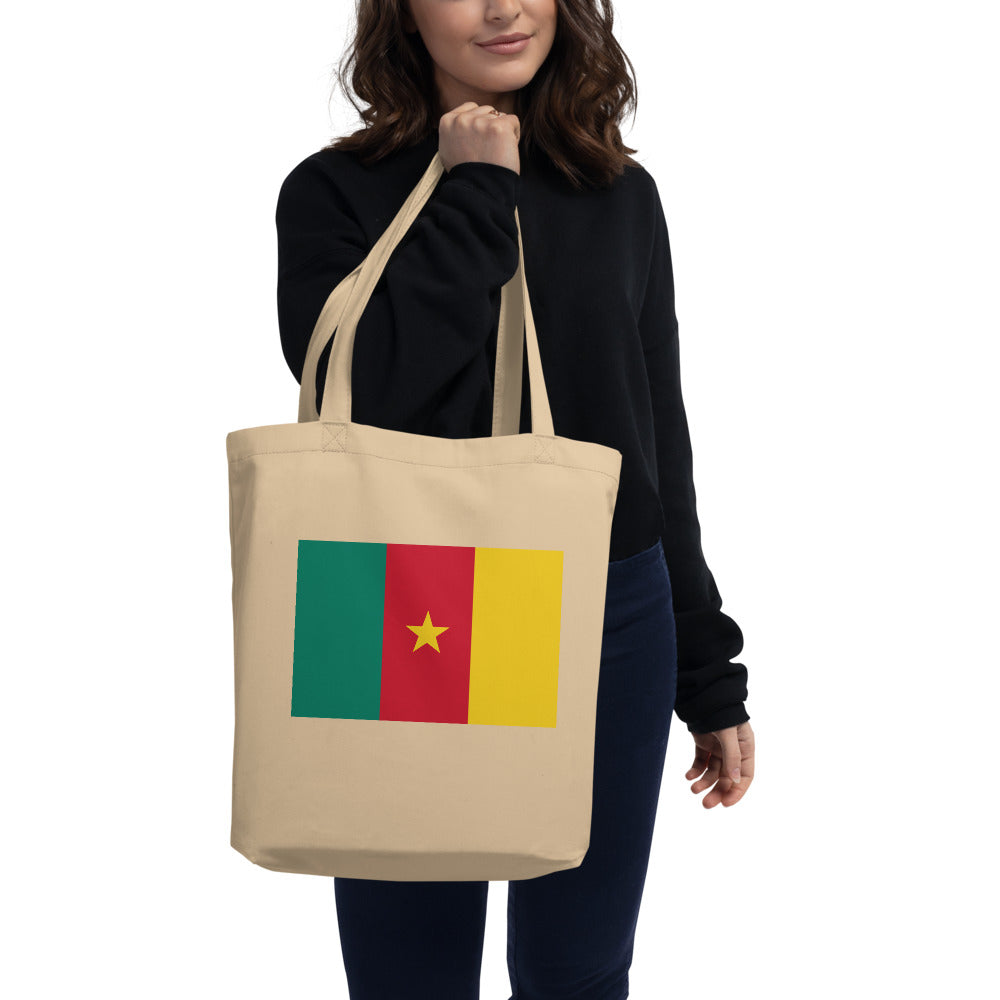 National Flag Tote Bags - Collection 1 Cameroon tote-oyster