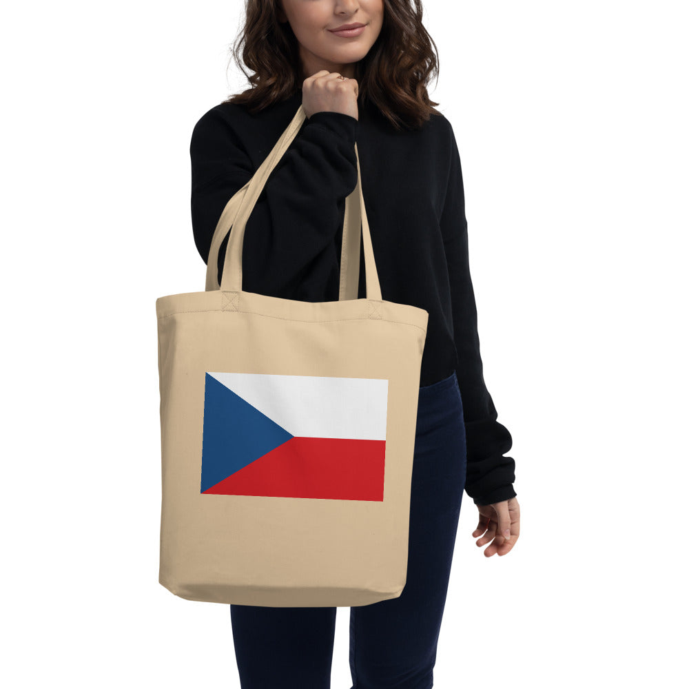 National Flag Tote Bags - Collection 1 Czech Republic tote-oyster