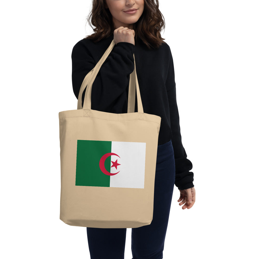 National Flag Tote Bags - Collection 1 Algeria tote-oyster