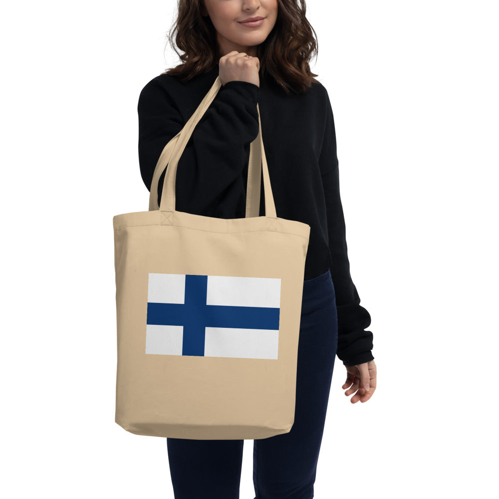 National Flag Tote Bags - Collection 2 Finland tote-oyster