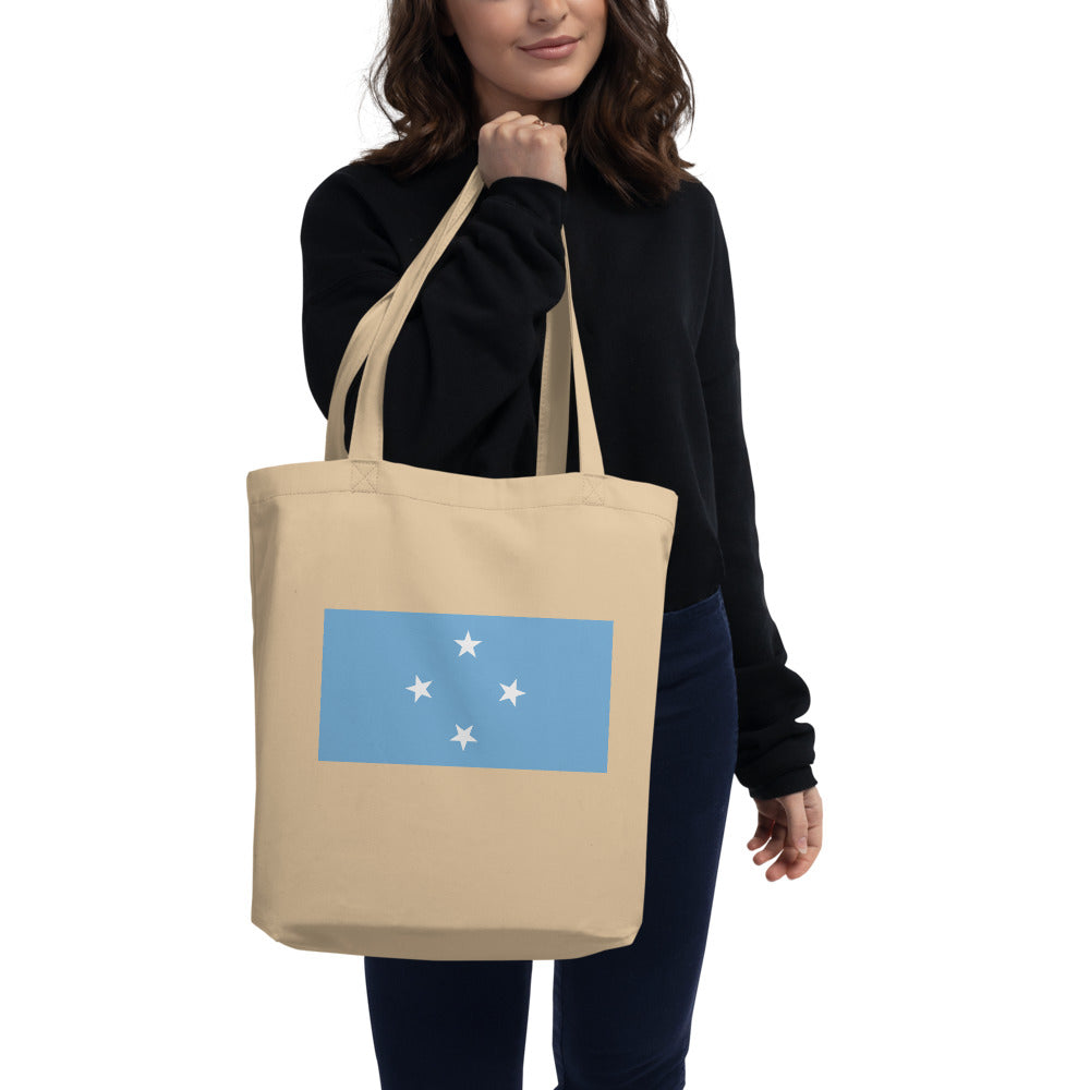 National Flag Tote Bags - Collection 2 Micronesia tote-oyster