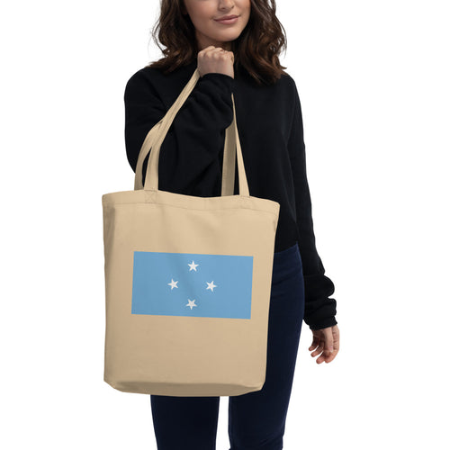 National Flag Tote Bags - Collection 2 Micronesia / One size / Oyster