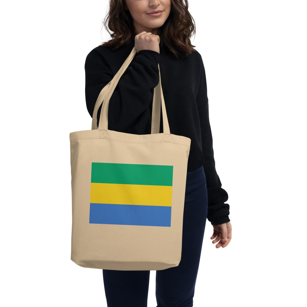 National Flag Tote Bags - Collection 2 Gabon tote-oyster
