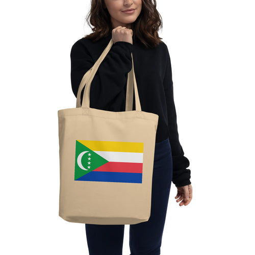 National Flag Tote Bags - Collection 2 Comoros / One size / Oyster