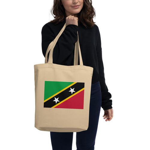 National Flag Tote Bags - Collection 2 St. Kitts & Nevis / One size / Oyster