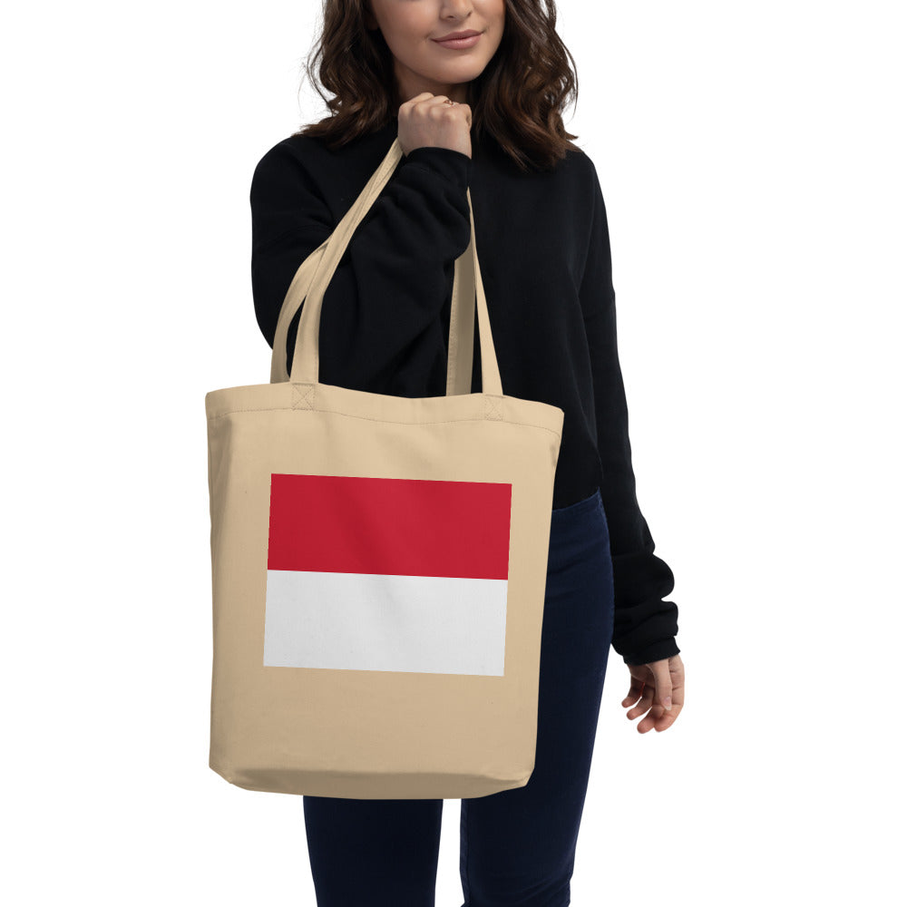 National Flag Tote Bags - Collection 3 Monaco tote-oyster