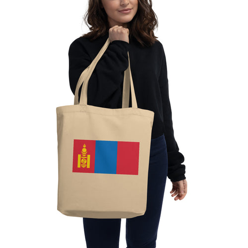 National Flag Tote Bags - Collection 3 Mongolia / One size / Oyster