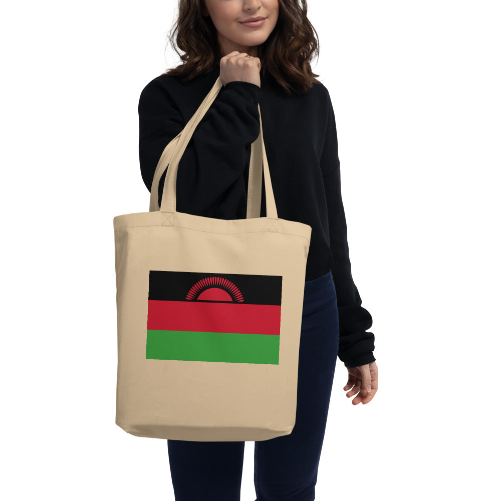 National Flag Tote Bags - Collection 3 Malawi tote-oyster