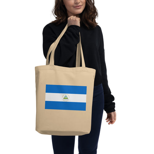 National Flag Tote Bags - Collection 3 Nicaragua / One size / Oyster