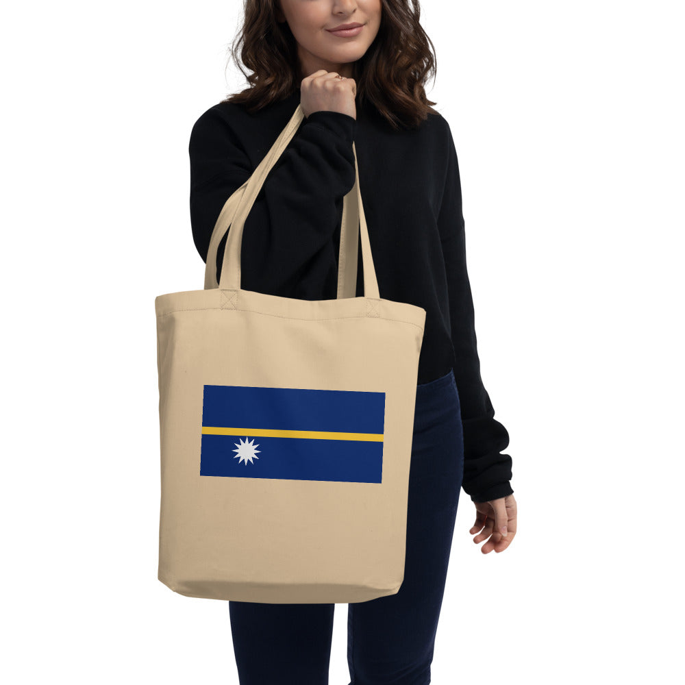 National Flag Tote Bags - Collection 3 Nauru tote-oyster