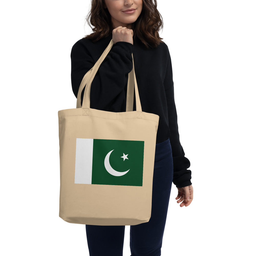 National Flag Tote Bags - Collection 3 Pakistan tote-oyster