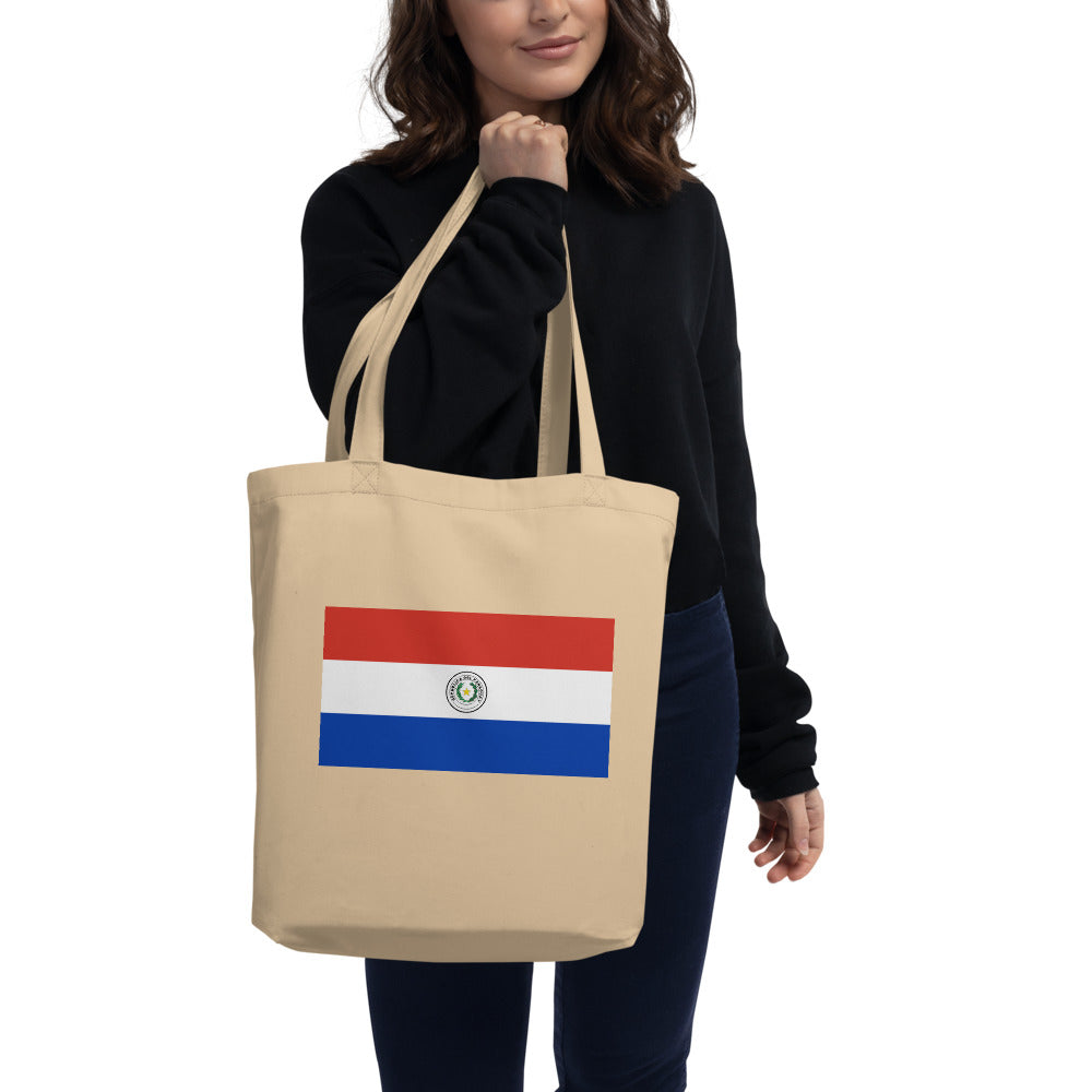 National Flag Tote Bags - Collection 3 Paraguay tote-oyster