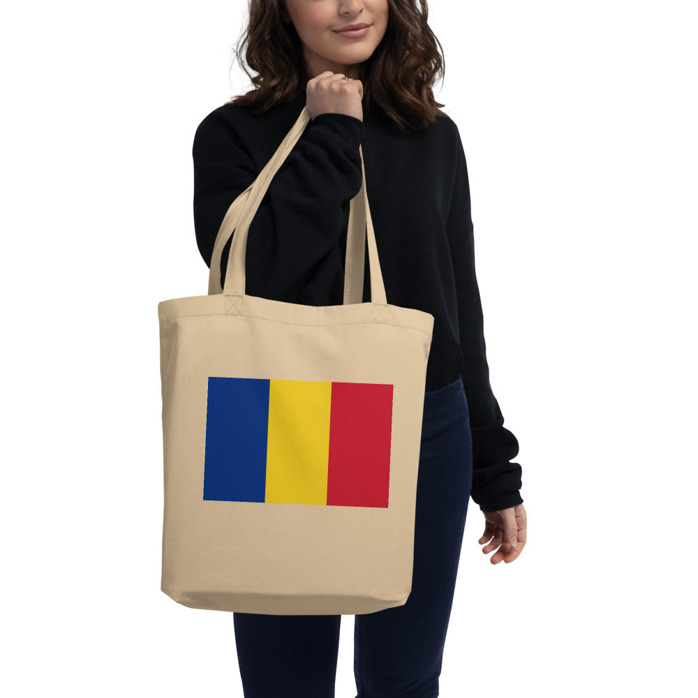 National Flag Tote Bags - Collection 3 Romania tote-oyster