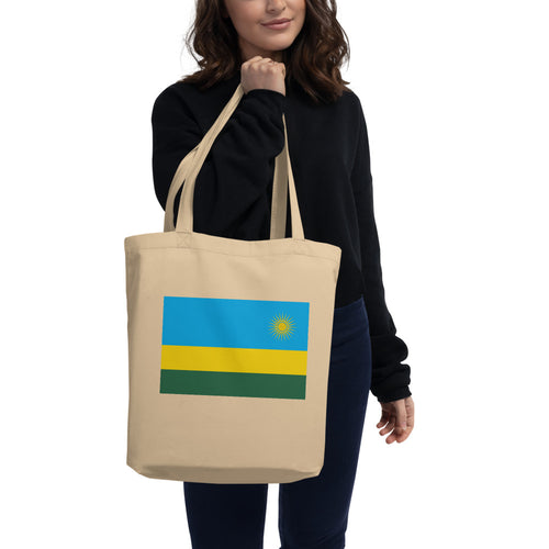 National Flag Tote Bags - Collection 3 Rwanda / One size / Oyster