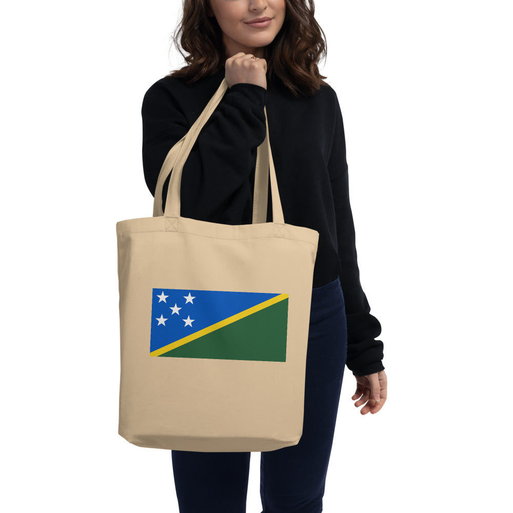 National Flag Tote Bags - Collection 4 Solomon Islands tote-oyster