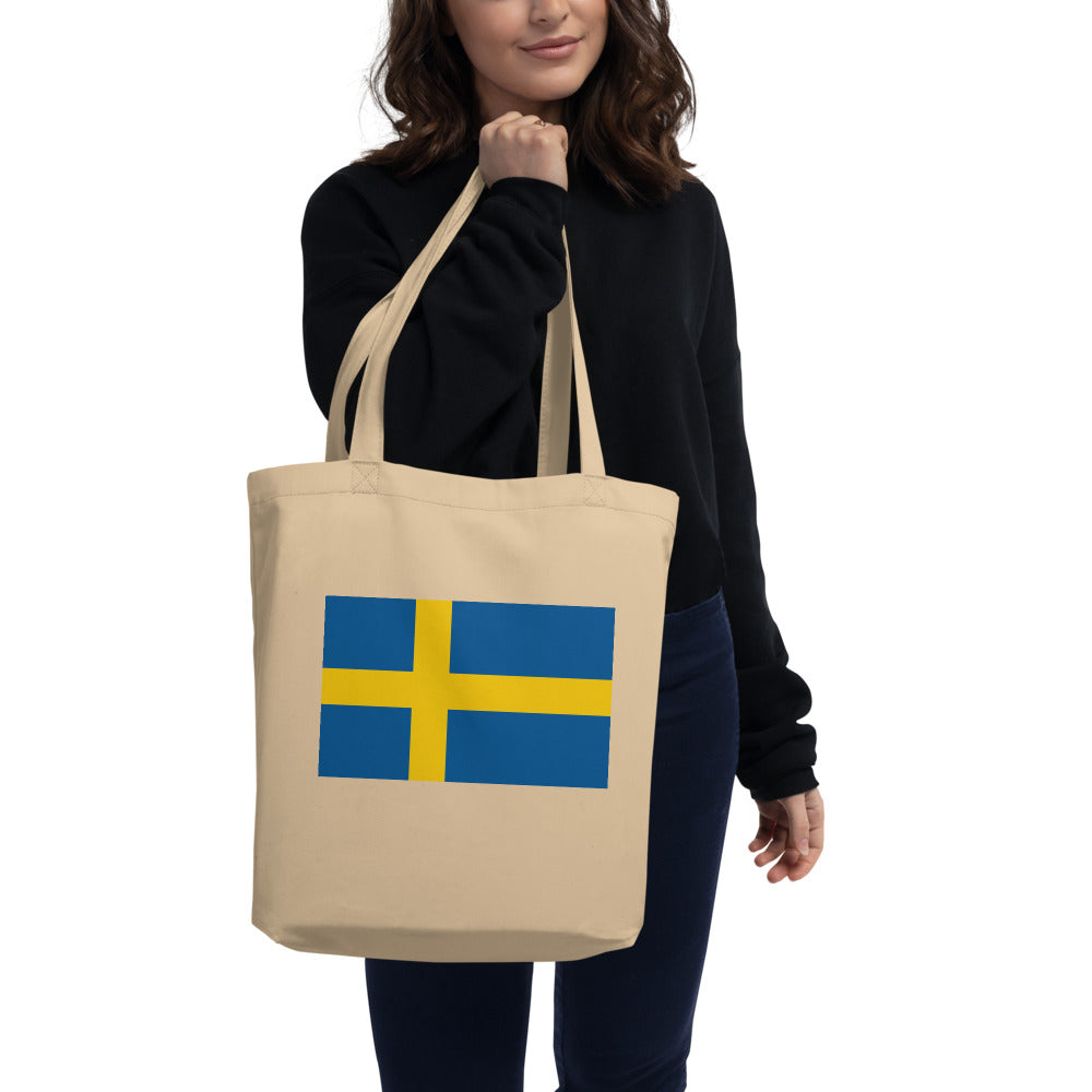 National Flag Tote Bags - Collection 4 Sweden tote-oyster