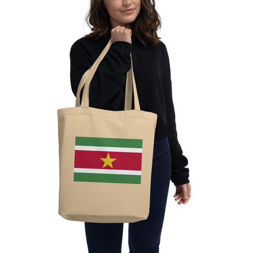 National Flag Tote Bags - Collection 4 Suriname / One size / Oyster