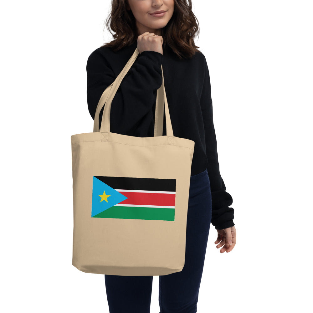 National Flag Tote Bags - Collection 4 South Sudan tote-oyster