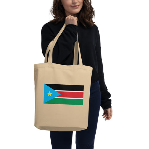 National Flag Tote Bags - Collection 4 South Sudan / One size / Oyster