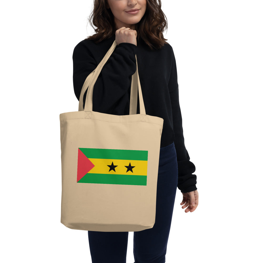 National Flag Tote Bags - Collection 4 Sao Tome & Principe tote-oyster