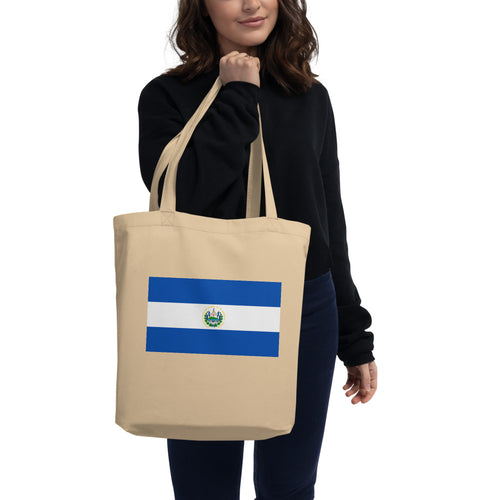 National Flag Tote Bags - Collection 4 El Salvador / One size / Oyster