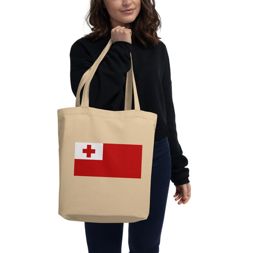 National Flag Tote Bags - Collection 4 Tonga / One size / Oyster