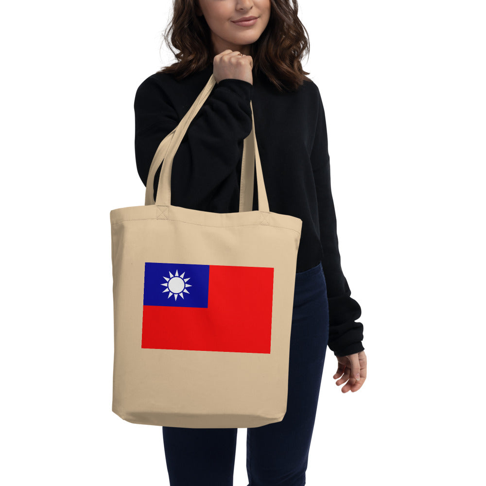 National Flag Tote Bags - Collection 4 Taiwan tote-oyster
