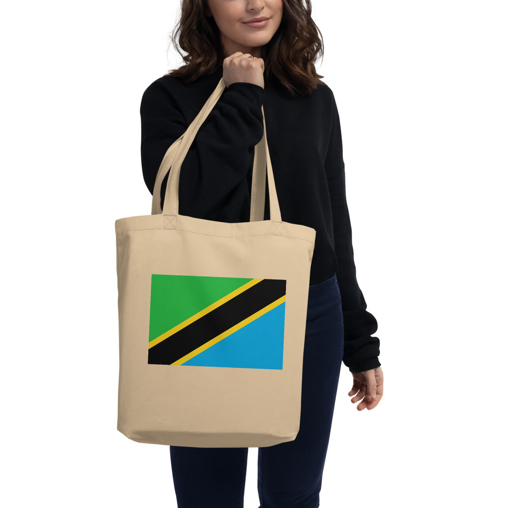 National Flag Tote Bags - Collection 4 Tanzania tote-oyster