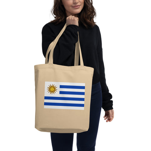 National Flag Tote Bags - Collection 4 Uruguay / One size / Oyster