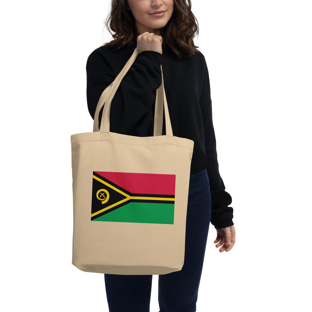 National Flag Tote Bags - Collection 4 Vanuatu tote-oyster