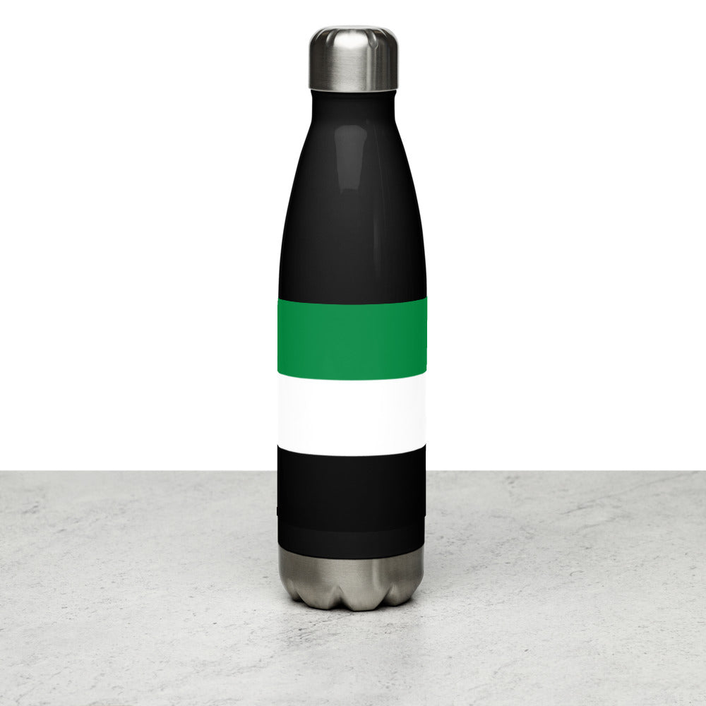 National Flag Water Bottles - Collection 1 United Arab Emirates water-bottle-black