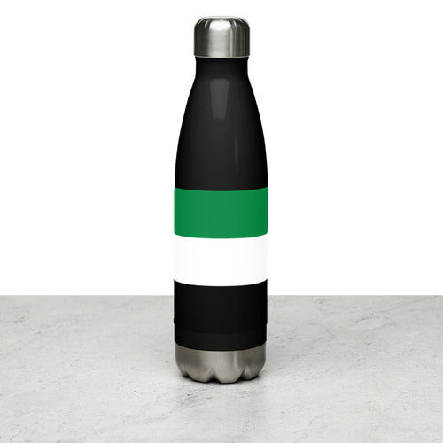 National Flag Water Bottles - Collection 1 United Arab Emirates / 17 oz / Black