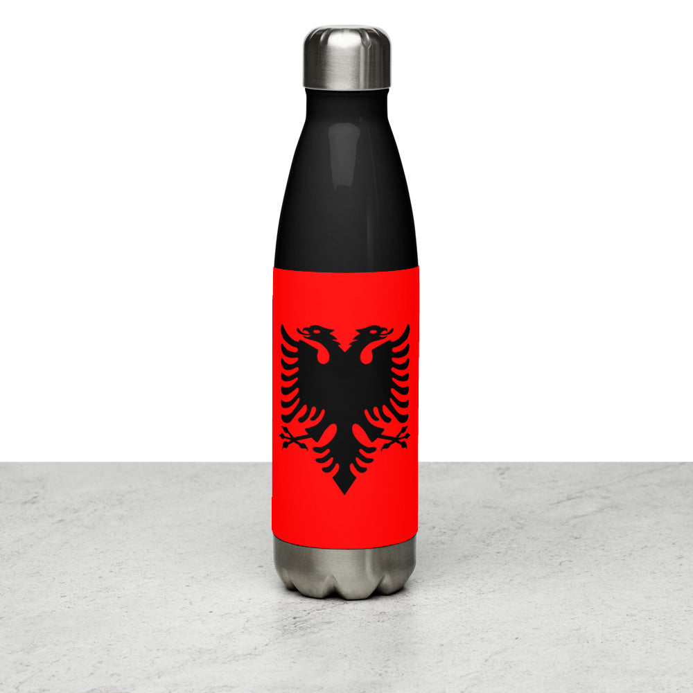 National Flag Water Bottles - Collection 1 Albania water-bottle-black