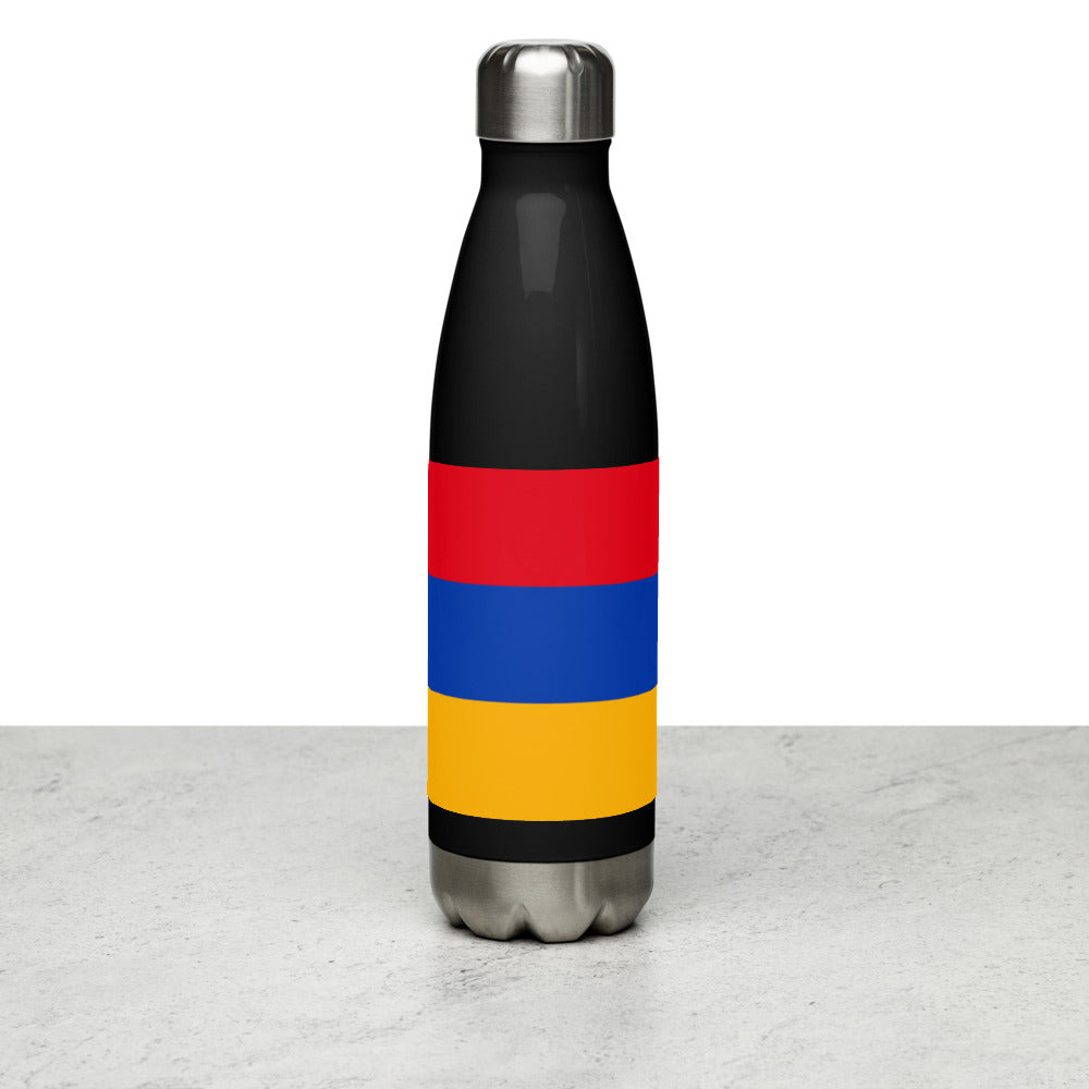 National Flag Water Bottles - Collection 1 Armenia water-bottle-black
