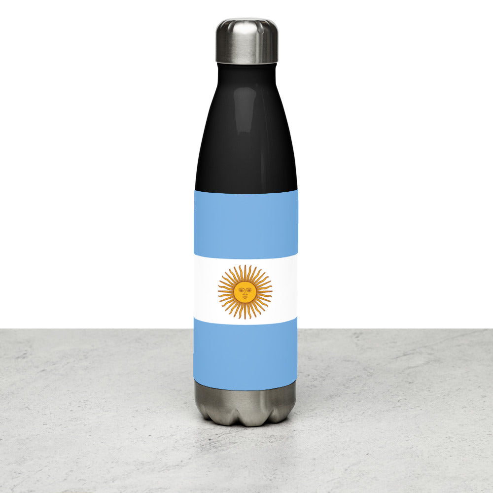 National Flag Water Bottles - Collection 1 Argentina water-bottle-black