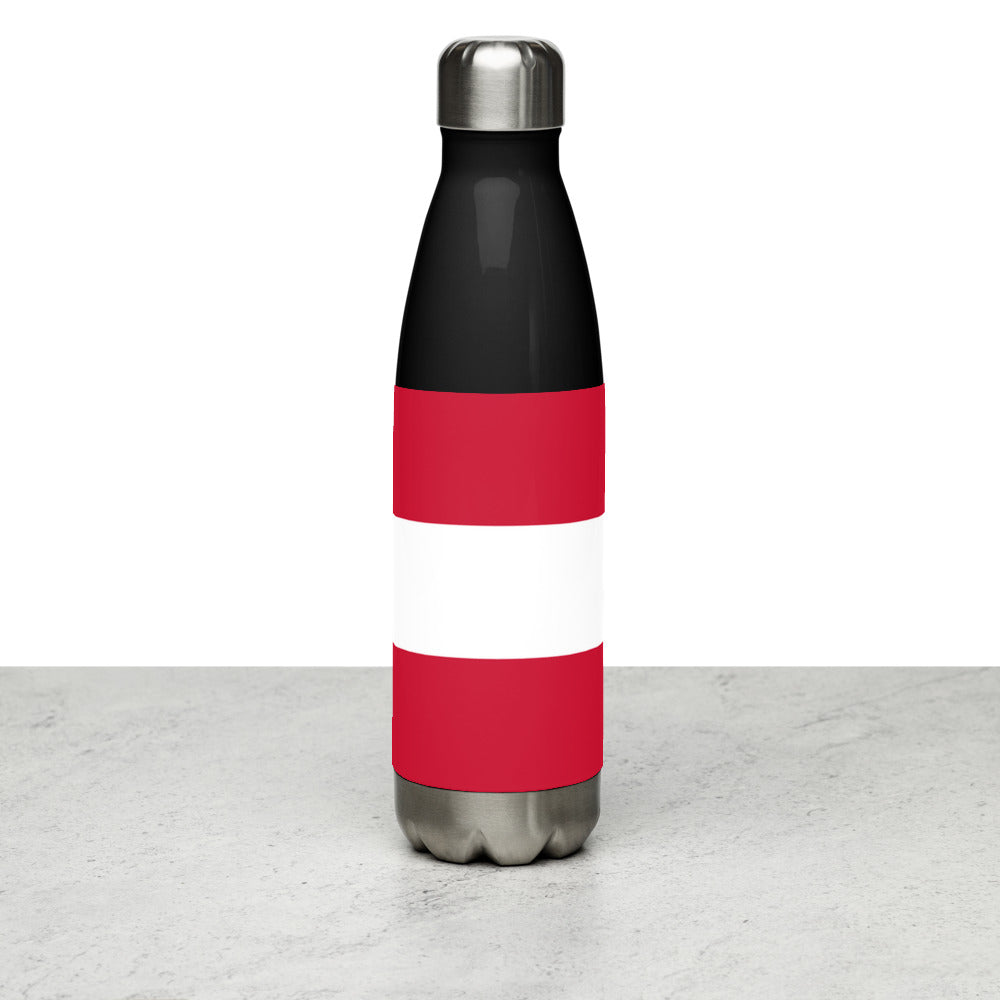 National Flag Water Bottles - Collection 1 Austria water-bottle-black