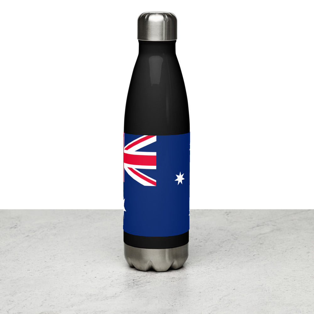 National Flag Water Bottles - Collection 1 Australia water-bottle-black
