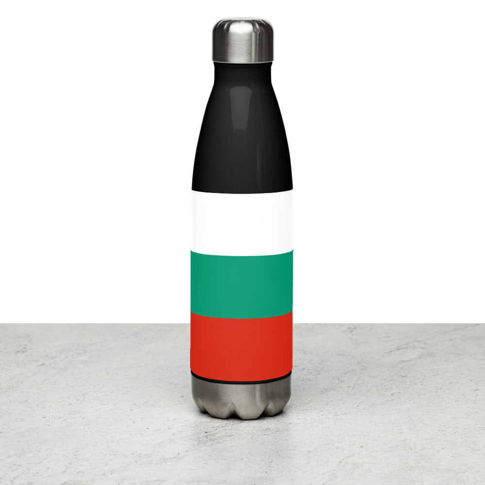 National Flag Water Bottles - Collection 1 Bulgaria water-bottle-black