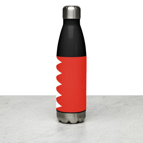 National Flag Water Bottles - Collection 1 Bahrain / 17 oz / Black