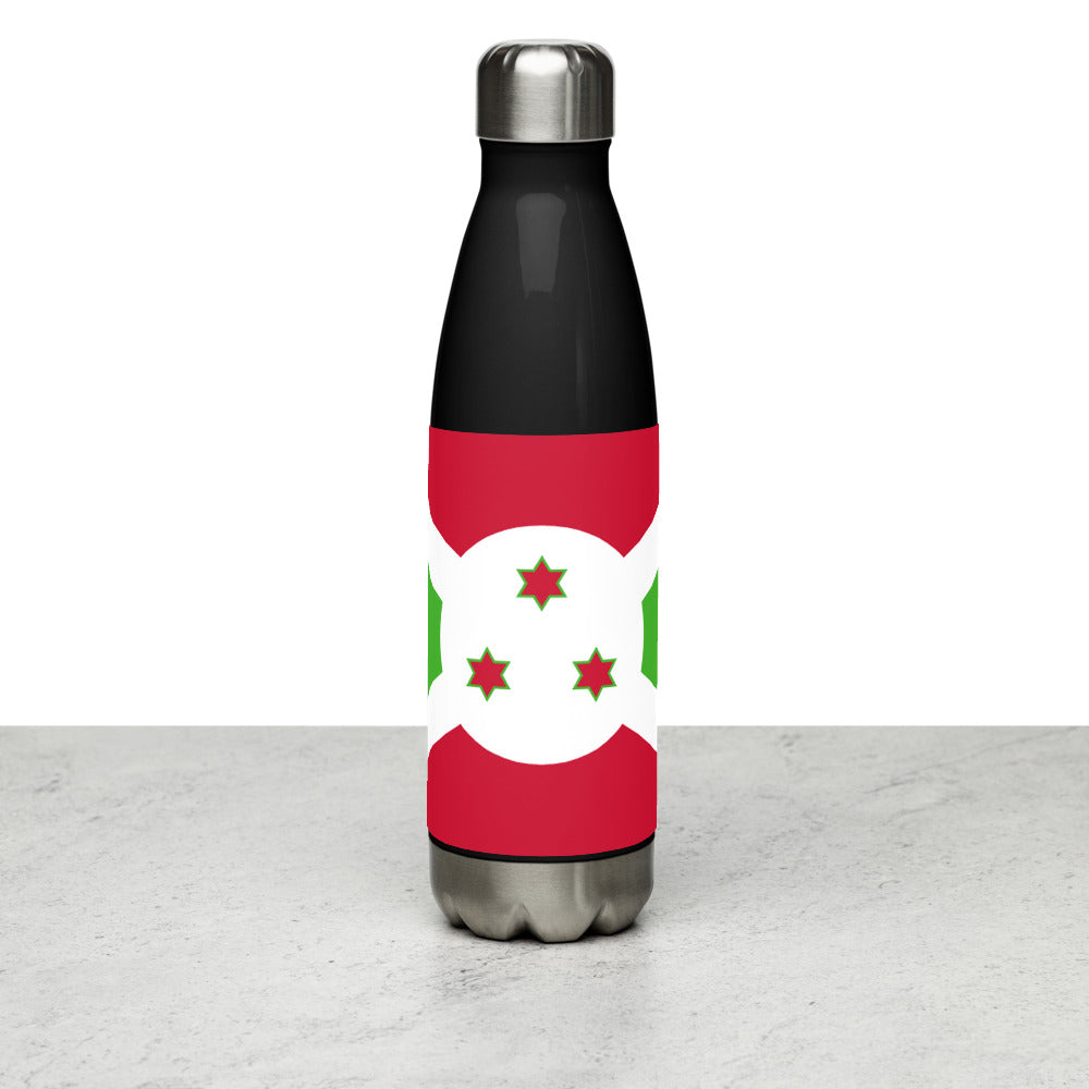 National Flag Water Bottles - Collection 1 Burundi water-bottle-black