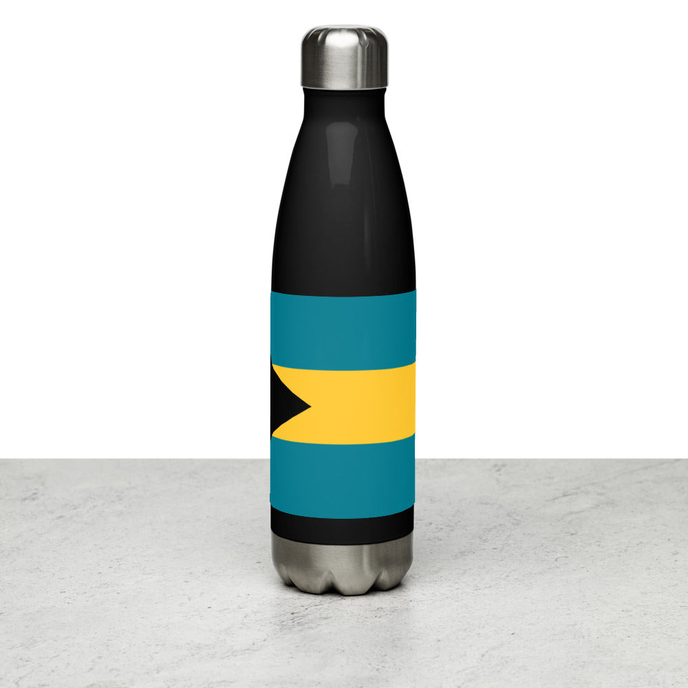 National Flag Water Bottles - Collection 1 Bahamas water-bottle-black